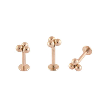 Tri Ball Cluster Labret